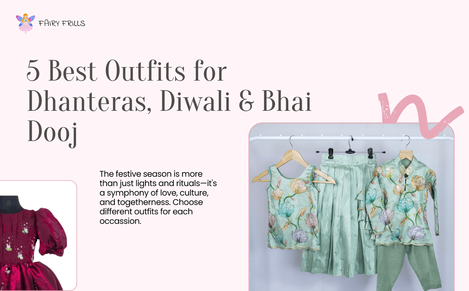 Traditional Baby Girl Dresses: 5 Best Outfits for Dhanteras, Diwali & Bhai Dooj