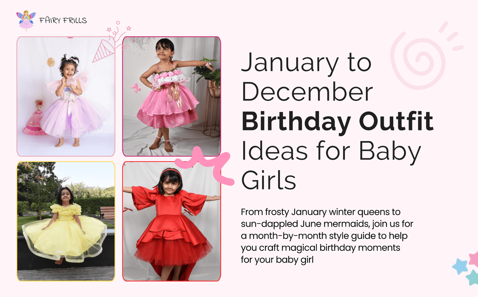 January to December Birthday Outfit Ideas for Baby Girls – 2026 Guide