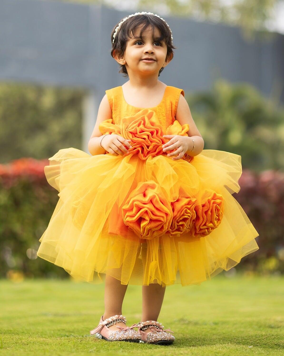 Golden Rose Princess Dress