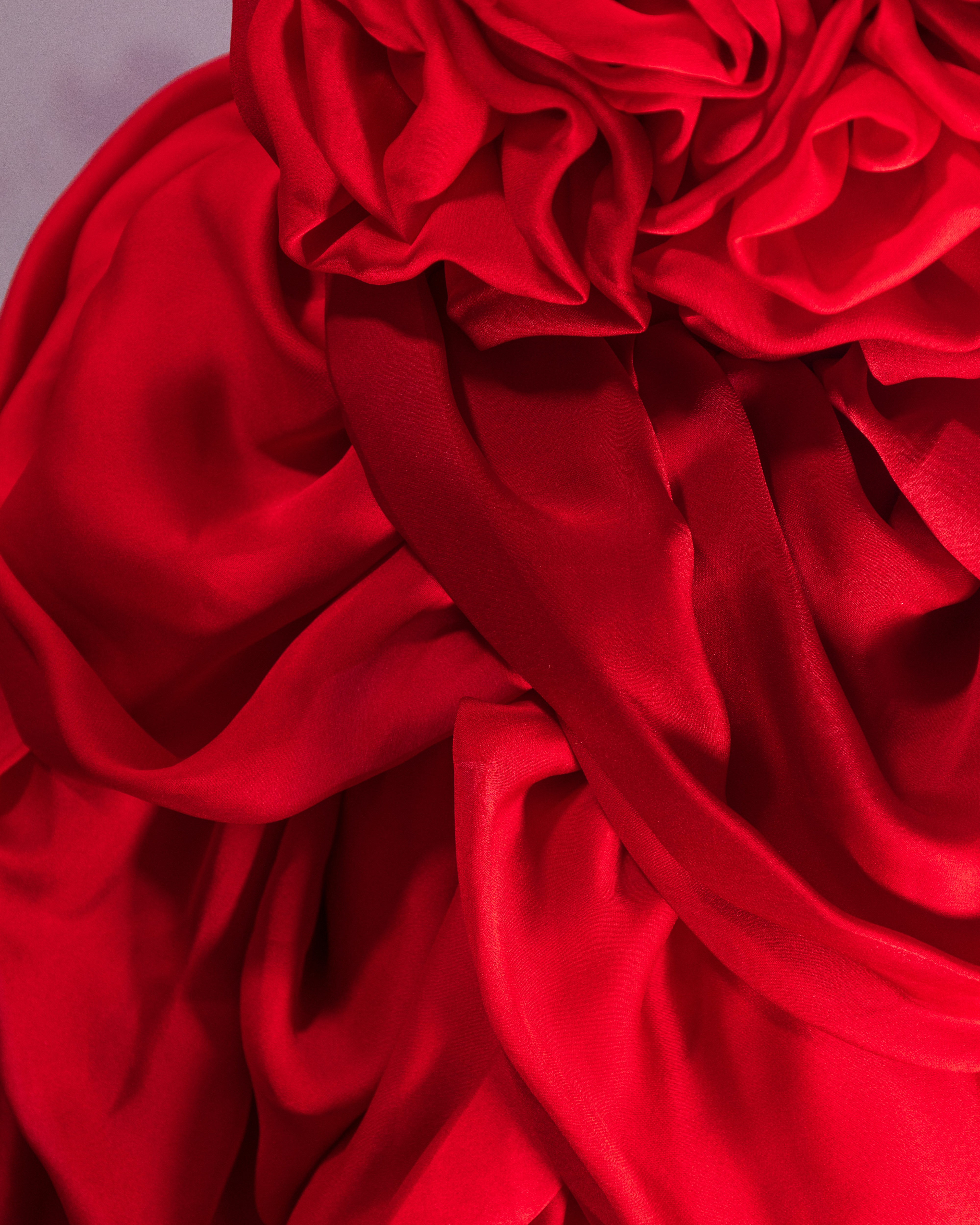 Crimson Bloom Couture Dress Crimson Bloom Couture Dress