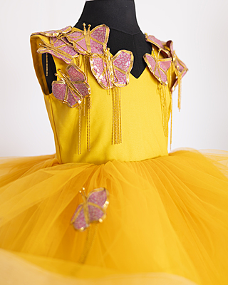 Yellow Dazzlewing Gown Yellow Dazzlewing Gown