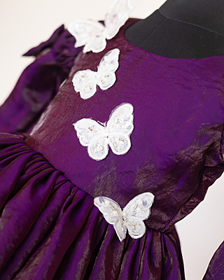 Royal Flutter Velvet Dress Royal Flutter Velvet Dress