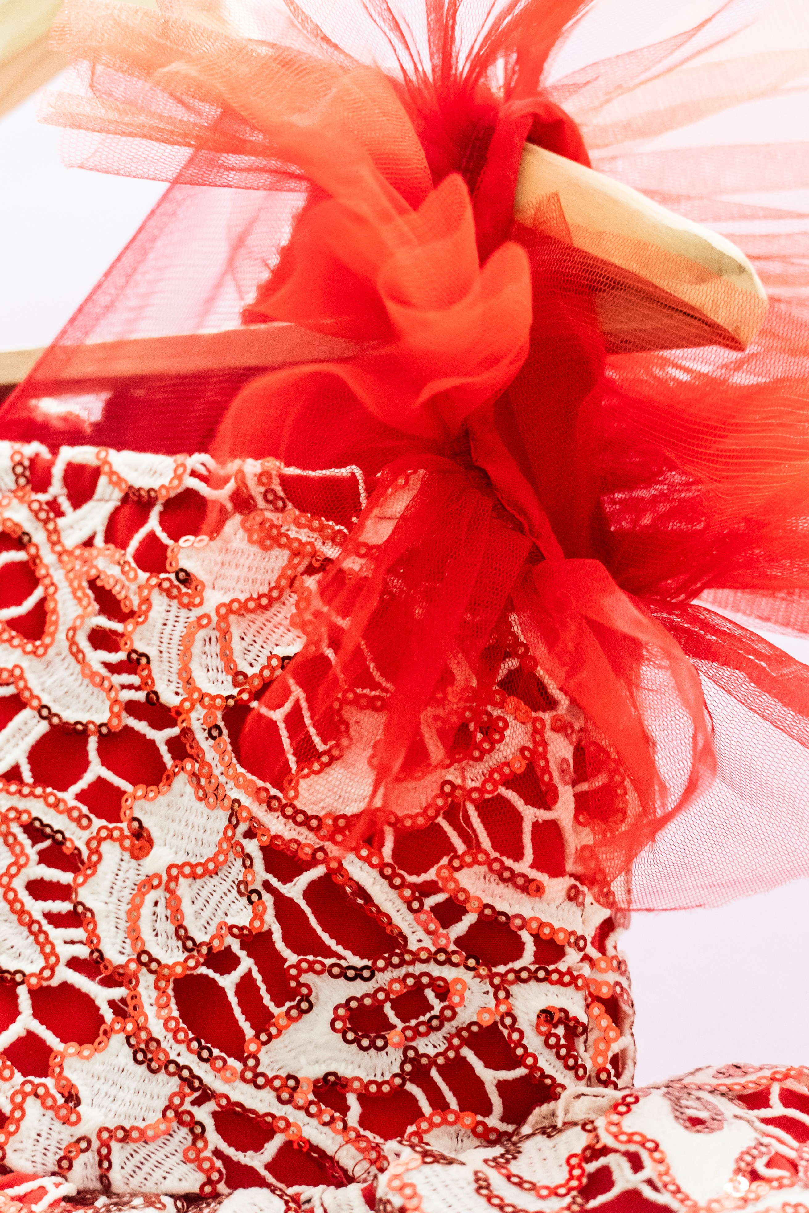 Royal Elegance Mother-Daughter Dress Set with Lace