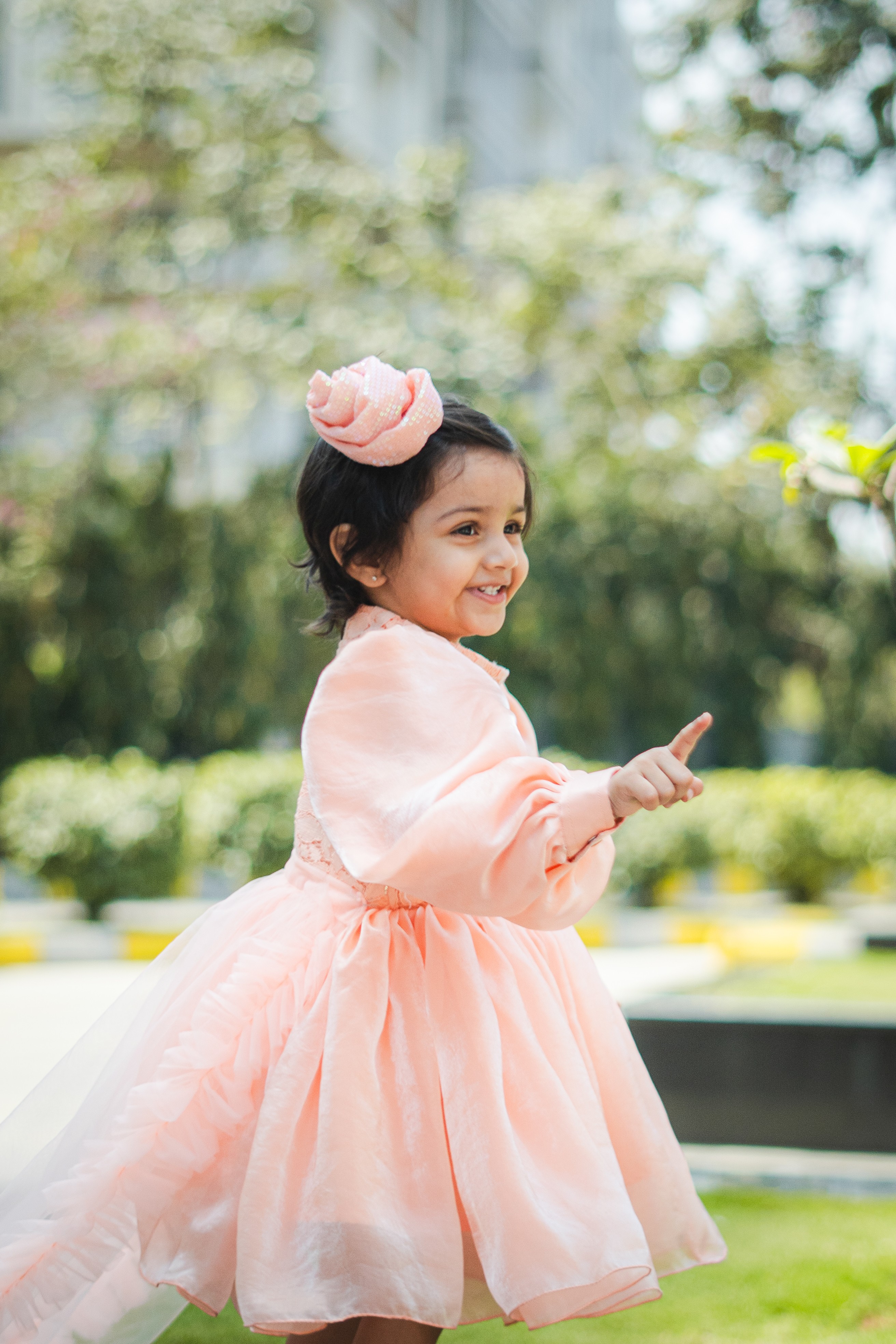 Lilac Whimsy Mother-Daughter Dress Set with Charming Rose Detail Lilac Whimsy Mother-Daughter Dress Set with Charming Rose Detail