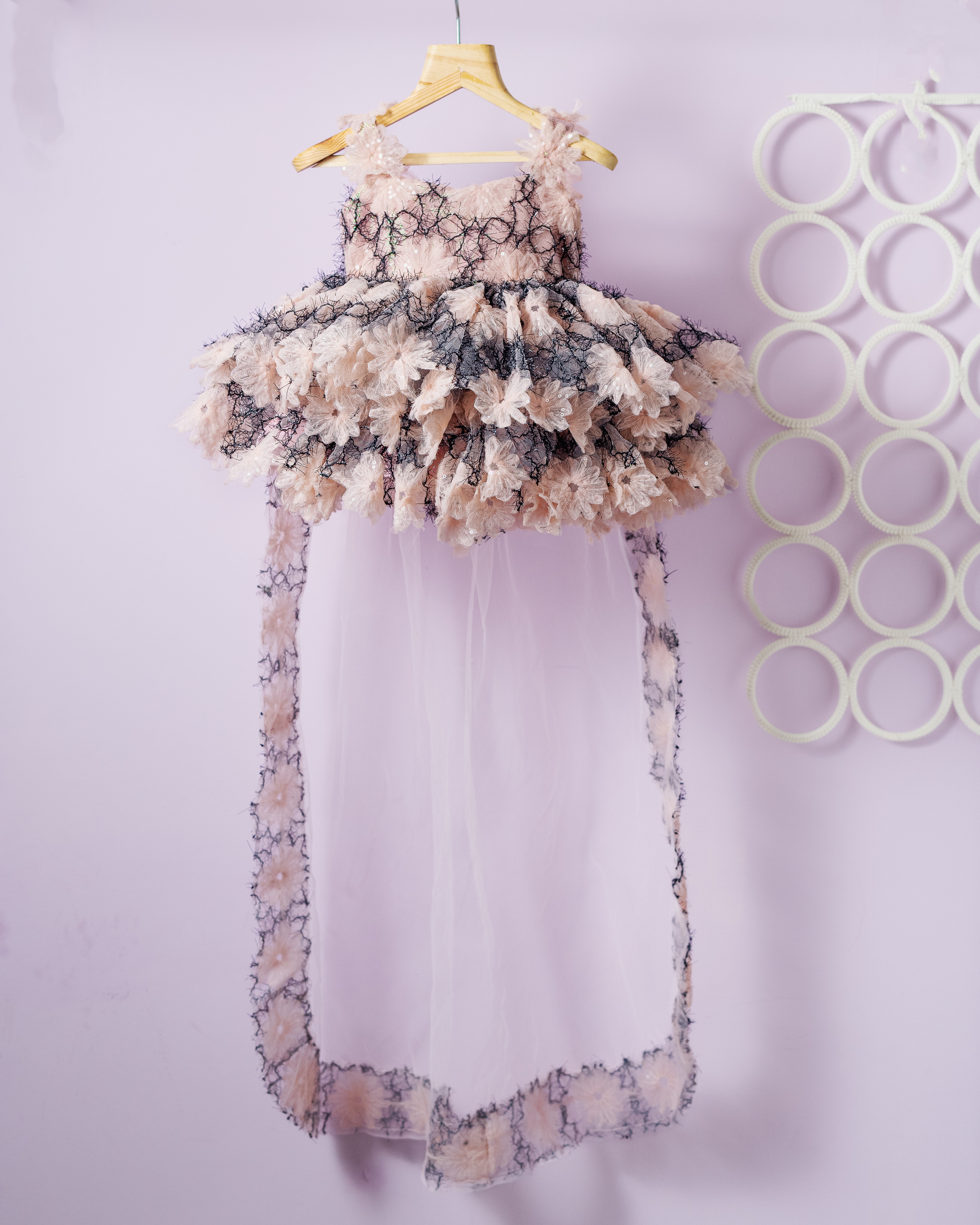 Floral Fantasy Lace Puff Dress Floral Fantasy Lace Puff Dress