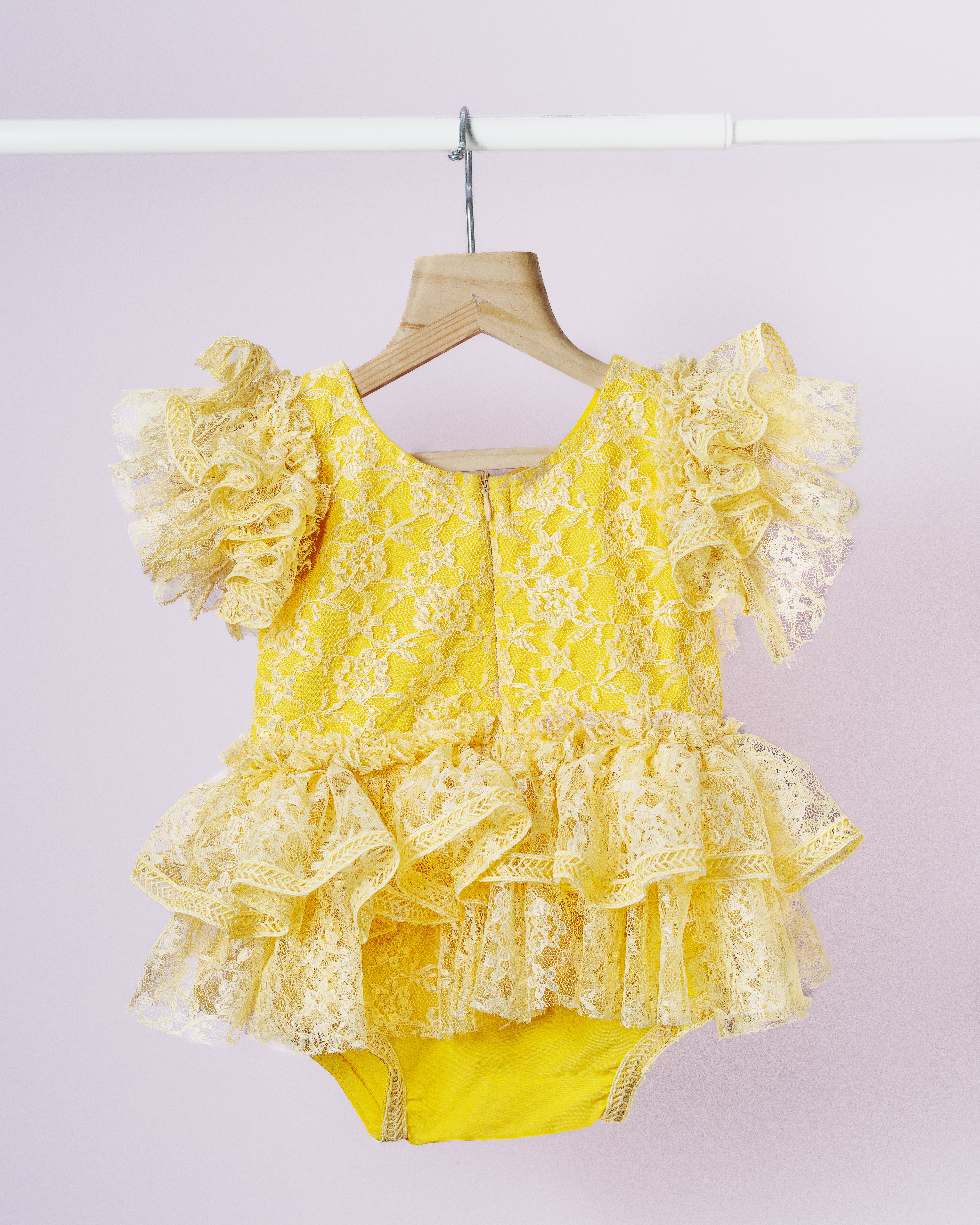 Sunshine Lace Ruffle Romper Sunshine Lace Ruffle Romper