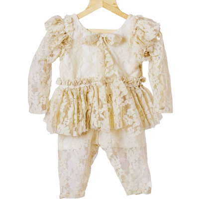 Elegant Lace Peplum Romper Elegant Lace Peplum Romper