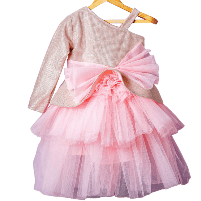Enchanted Blush One-Shoulder Tutu Dress Enchanted Blush One-Shoulder Tutu Dress