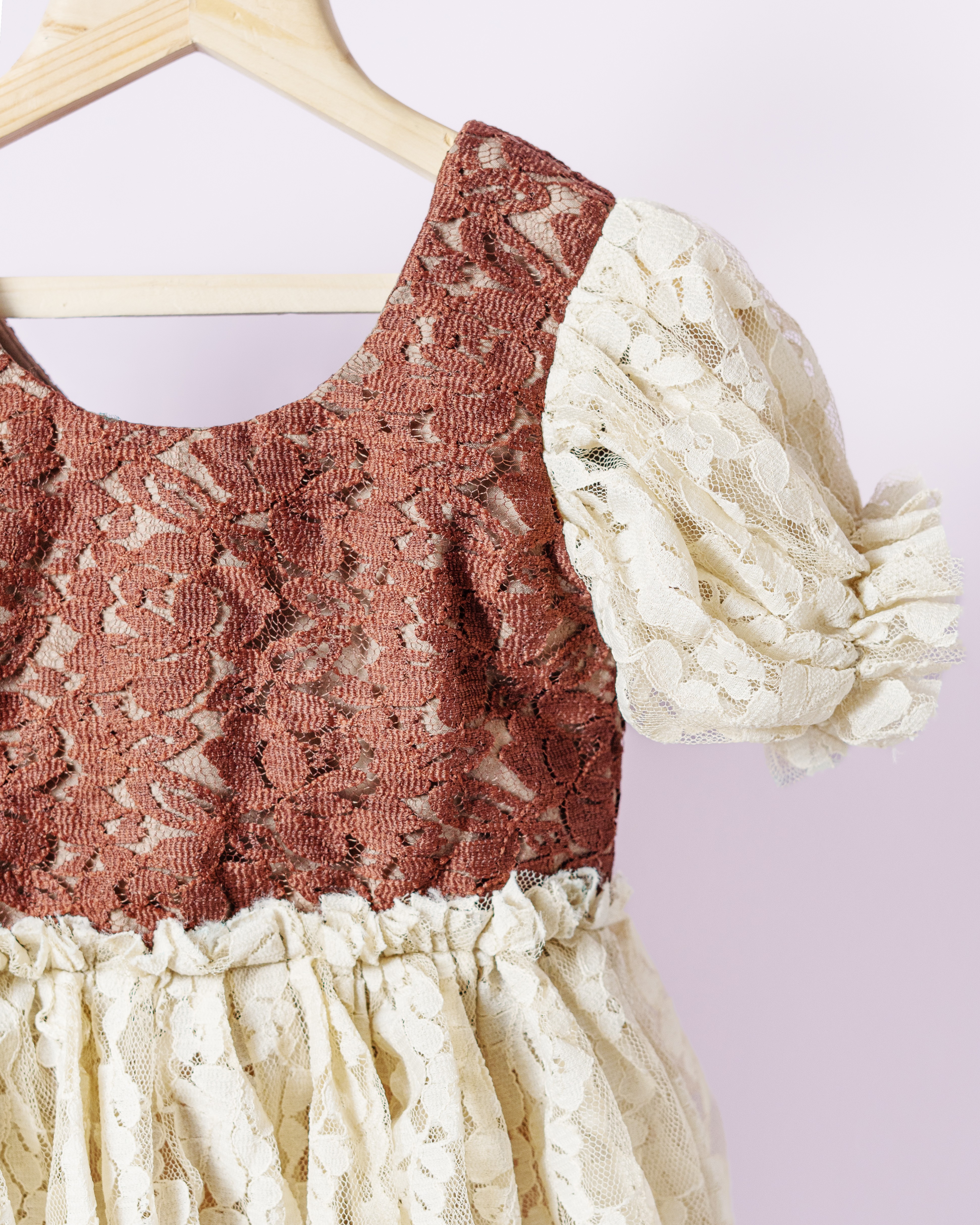 Vintage Lace Blossom Romper