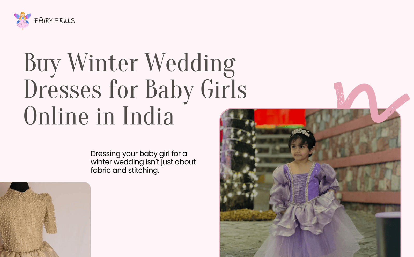 Buy Winter Wedding Dresses for Baby Girls Online in India